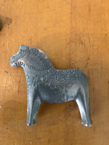 Vintage norwegian pewter dala - norwegian,