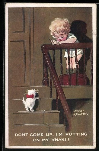Artist postcard fred spurgin - postcard,