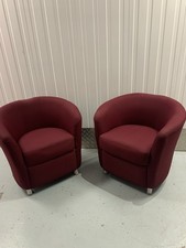 FREE LOCAL DELIVERY Tub Style Armchairs (msg First To Arrange Delivery)