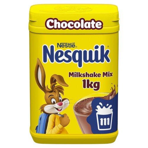 Nesquik chocolate milkshake - nesquik,