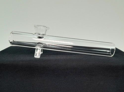 Glass steamroller smoking pipe - glass,
