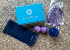 Yoga Pilates Block Ball Spiky Ball Peanut Ball And Band VGC