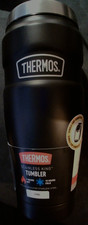 Thermos Stainless King Tumbler. 470ml. Black. 7 Hrs Hot/18hrs Cold. Leak Proof.