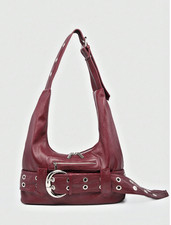 Burgundy Y2K Punk Goth