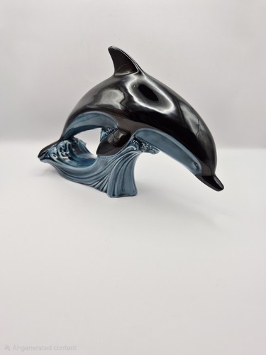 Large poole pottery dolphin - large,