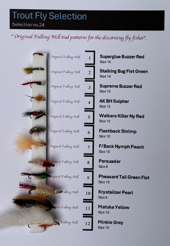 Fulling mill trout - , flies