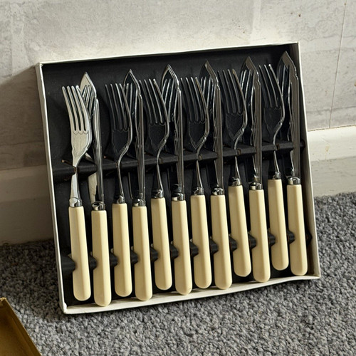 12pc stainless steel fork - 12pc, set