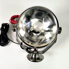 Vintage Wipac 4" Stainless & Chrome Swivel Spot Light Search Work Lamp