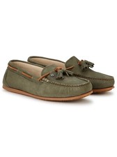 Dubarry Jamaica Deck Shoes - Olive - Navy