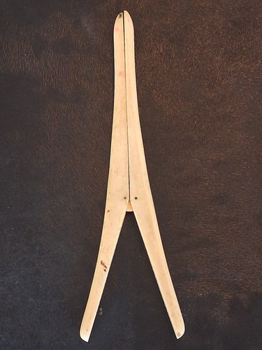 Antique bone glove stretcher - antique,