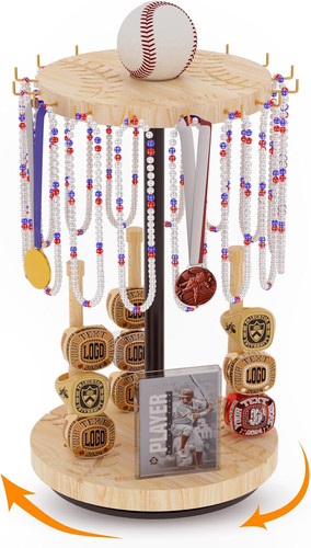 Baseball jewelry holder 360 - holder,, 360°