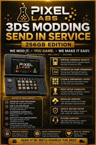 3ds modding send service - 3ds, in
