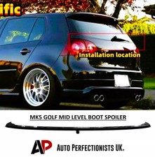 VW Golf MK5 Gloss Black Rear