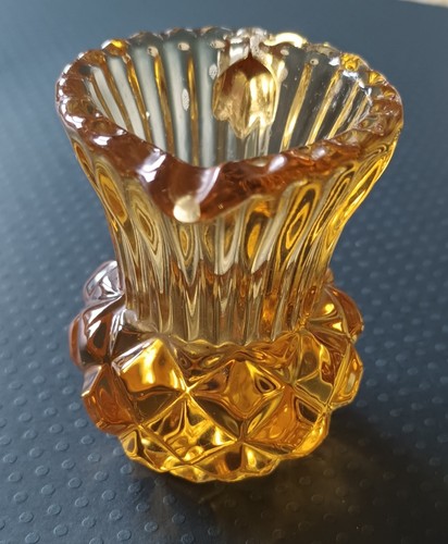 Vintage amber pressed - amber,