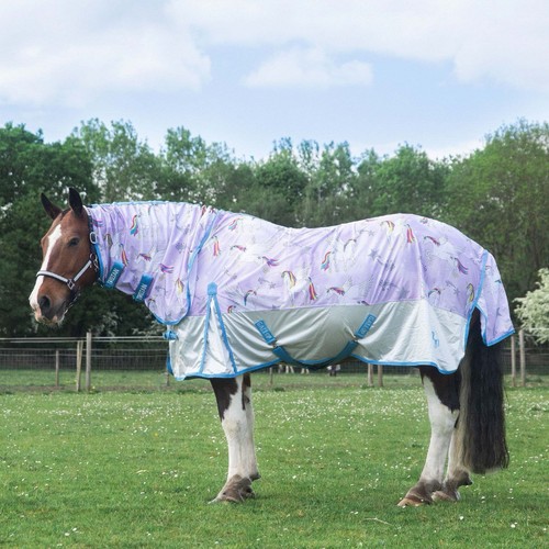 Trojan unicorn fly rug - unicorn, combo