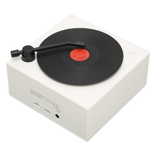 Record player style speaker - player,