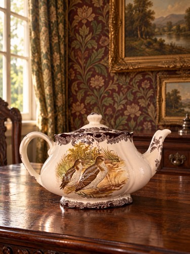 Vintage palissy teapot royal - vintage,