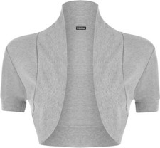 New Ladies Shrug Short Sleeve