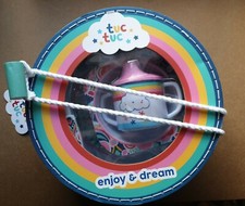 Tuc Tuc And Friends Baby Dining Set. Plate, Bowl, Sippy cup and Spoon set. 