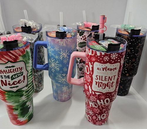 40oz holiday tumbler - 40oz, double