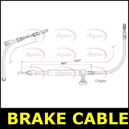 Handbrake cable parking centre - handbrake,
