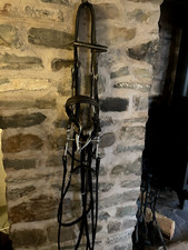 Kate Negus Double Bridle Size Cob with bits and reins