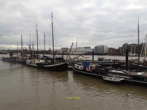 Photo 12x8 old sailing barges - 12x8,