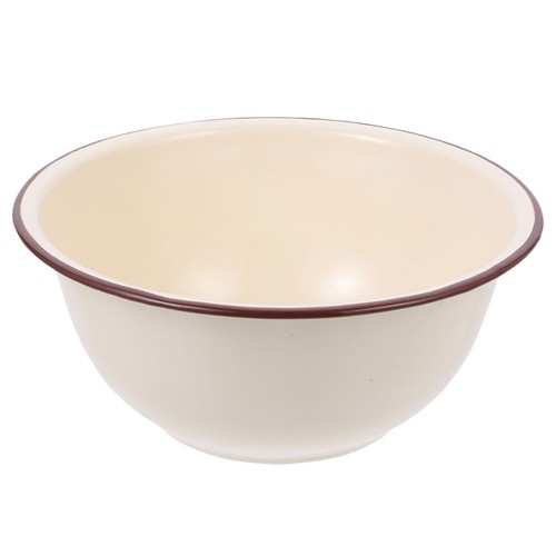 Enamel pudding basin enameled - enamel,
