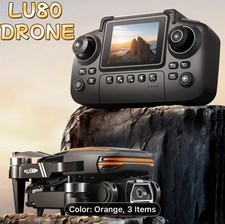 LU80 Drone with Dual Camera, Screen Remote Control Real-time Preview.