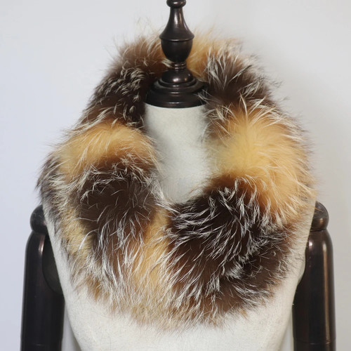Fox fur scarf - women, headband