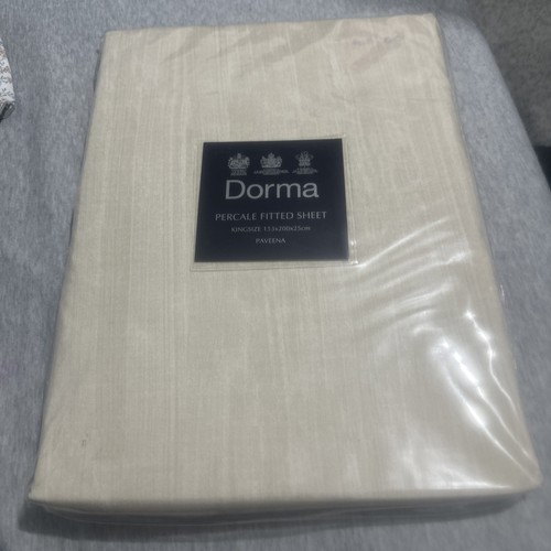 Dorma king percale fitted - dorma,