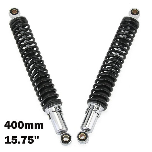 400mm black rear - black, shock
