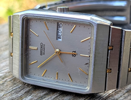 Vintage seiko quartz day date - vintage,