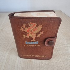 Vintage Midget English Dictionary – Burgess & Bowes – Llangollen Wales Souvenir