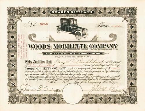Woods mobilette stock - woods,