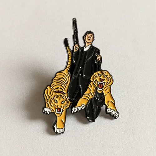 Enamel pin scarface - -,