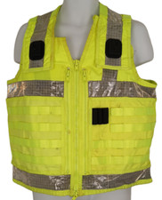 Arktis Molle Tactical Utility Vest Hi Vis Hi Viz Ex Police Security Grade B