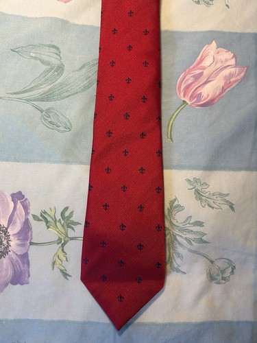 Lewin men red silk tie - t.m.lewin,