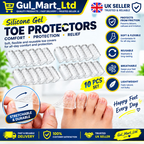 20pcs silicone toe protectors - silicone,