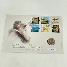 UK £2 Coin And Stamp Cover 2009 Charles Dickens