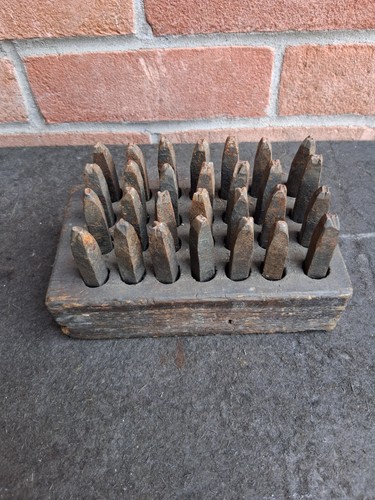 Metal letter punch - metal,