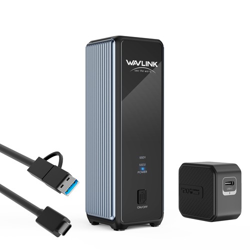 Dual nvme ssd enclosure - m.2,