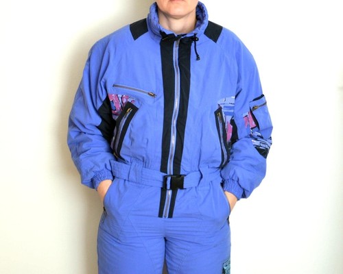 Vintage 80s purple ski - vintage,