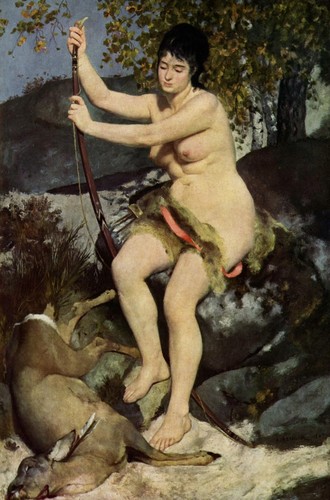Diana the huntress 1867 - diana, by
