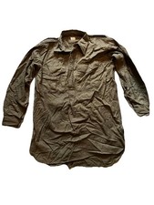 Vintage British Army 1953 Wool Shirt Grandad WW2 Style 50s Military LN