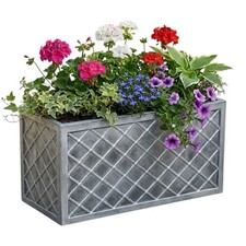 Large grey lazio trough - grey,