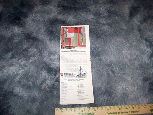 Behlen grain dryer - behlen,