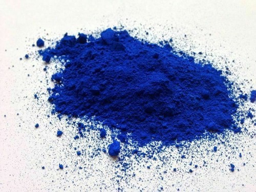 Strong blue pigment colour - blue, dye
