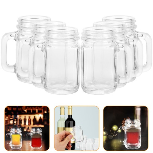 6pcs transparent mini mason - mini,