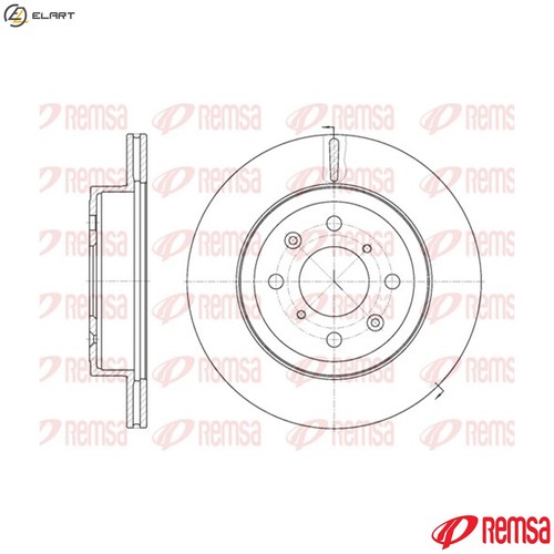 Brake disc 61038 for - 2x, 61038.10